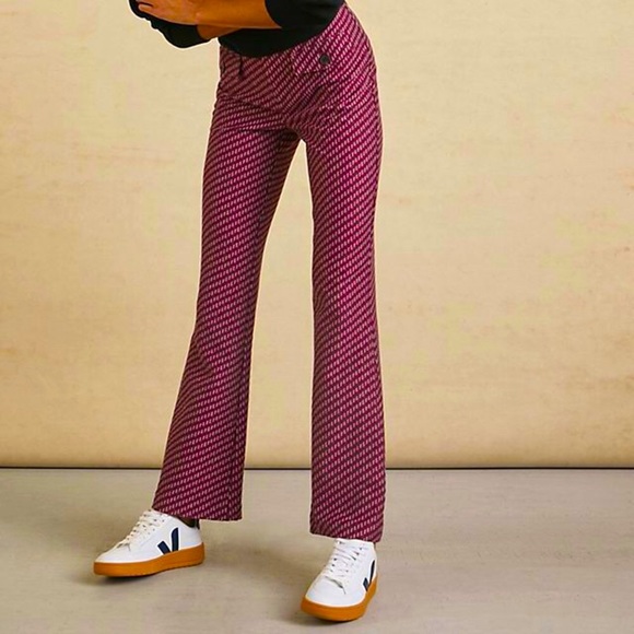 SALE!💐NWT Anthropologie Essential Slim Flare Pant - Picture 3 of 13